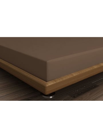 Elizabed Prześcieradło renforcé w kolorze brązowym na gumce