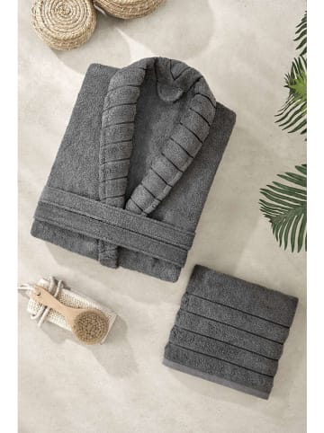 Elizabed 2-częściowy zestaw "Carla" w kolorze antracytowym