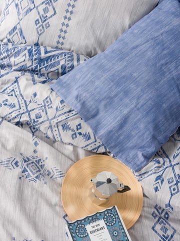 Elizabed Komplet pościeli renforcé w kolorze błękitnym