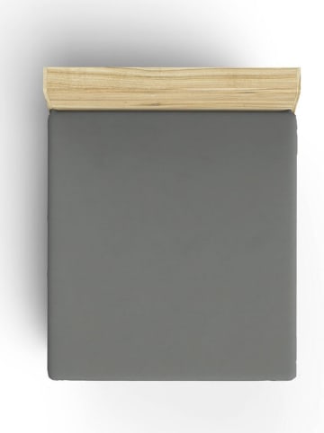 Elizabed Renforcé hoeslaken grijs