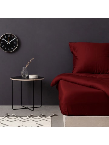 Elizabed Satin-Spannbettlaken in Rot