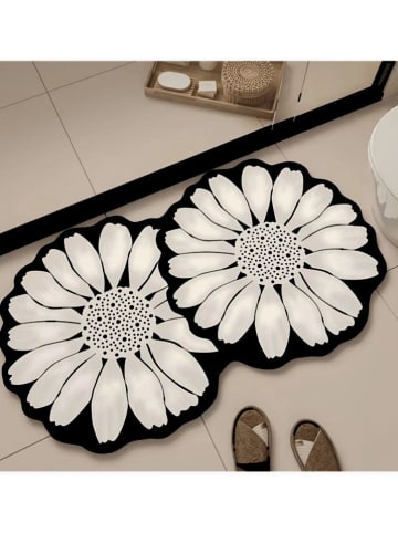 Elizabed Badvorleger in Creme/ Schwarz