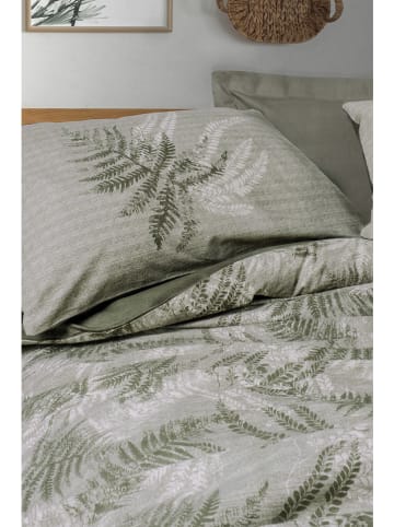 Elizabed Renforcé-Bettwäsche-Set in Khaki