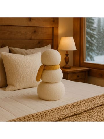 Elizabed Poduszka w kolorze kremowo-beżowym - 25 x 55 x 19 cm