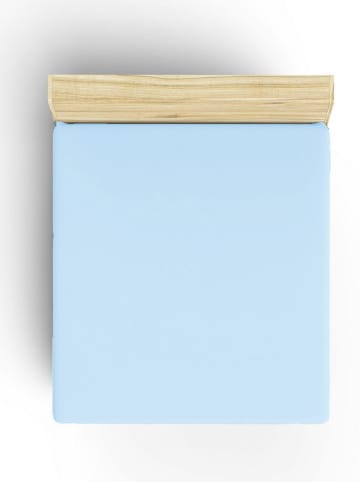 Elizabed Renforcé hoeslaken lichtblauw