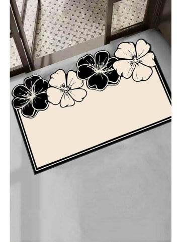 Elizabed Badvorleger in Creme/ Schwarz