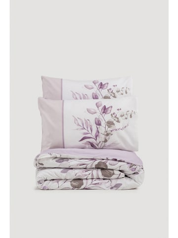 Elizabed Renforcé-Bettwäsche-Set in Lila