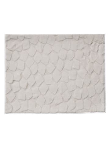 Elizabed 2-delige set: badmatten "Rabbit" grijs/beige