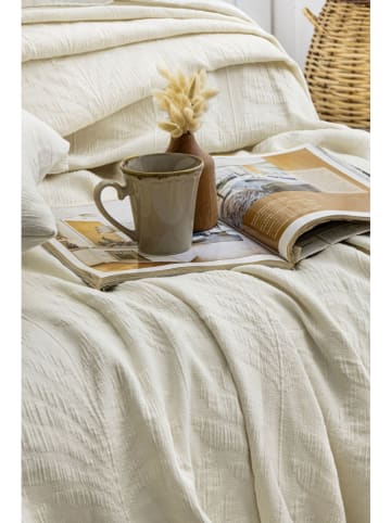 Elizabed 3-delige set: bedsprei en kussenhoezen "Silvia" crème