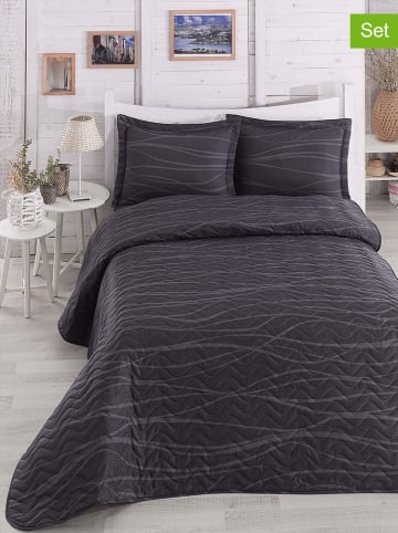 Elizabed 3-częściowy zestaw "Verda" w kolorze antracytowym