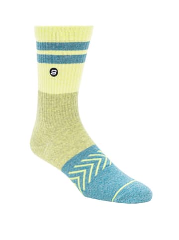 Skechers Socken in Hellblau/ Gelb