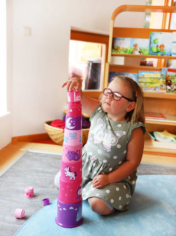 GOWI 11tlg. Stapelpyramide "Prinzessin" - ab 12 Monaten