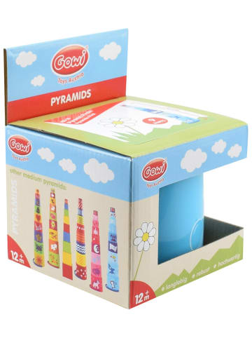 GOWI 9-delige stapelpyramide "Piraat" - vanaf 12 maanden