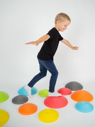 GOWI Klocki do balansowania (12 szt.) "River Stones" - 12m+