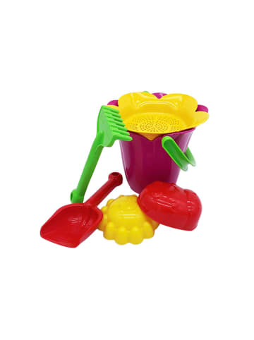 GOWI 6-delige set: zandspeelgoed meerkleurig - vanaf 12 maanden