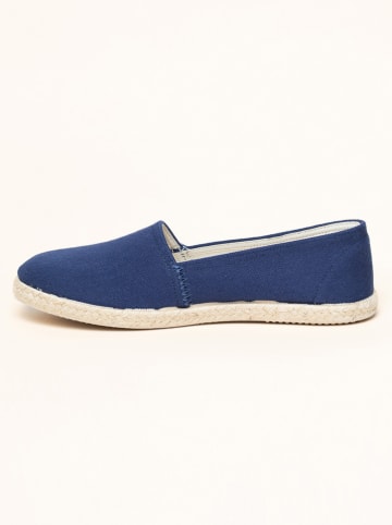 kitz-pichler Espadryle "Camping Linen" w kolorze niebieskim
