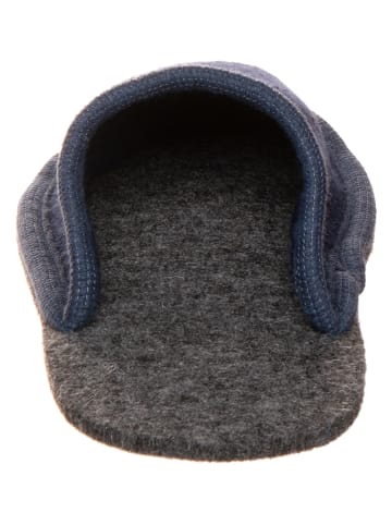 kitz-pichler Pantoffels "Hubi" zwart/grijs