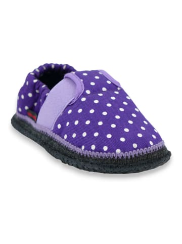 kitz-pichler Kapcie "Roy - Dots" w kolorze fioletowym