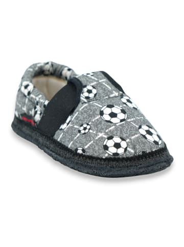 kitz-pichler Kapcie "Roy - Print" w kolorze szaro-czarnym