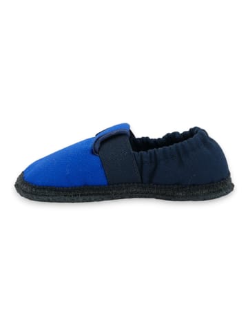 kitz-pichler Pantoffels "Roy" blauw/zwart