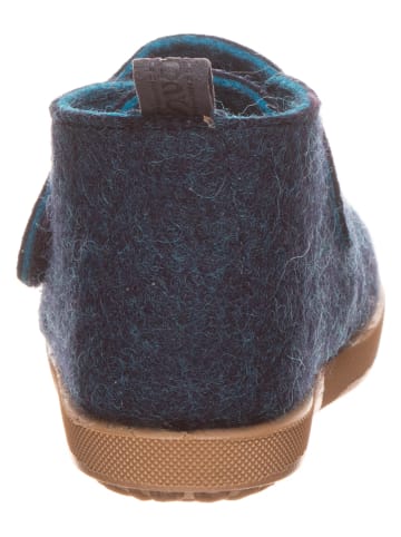 kitz-pichler Pantoffels "Felties" donkerblauw