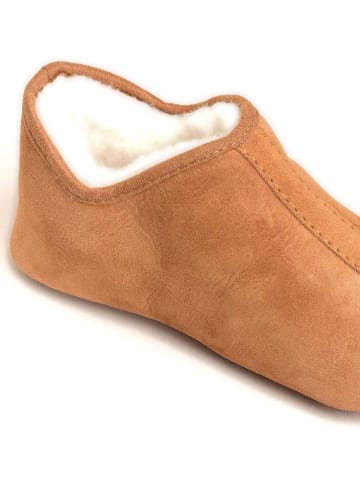 kitz-pichler Leren pantoffels "Aladin" lichtbruin