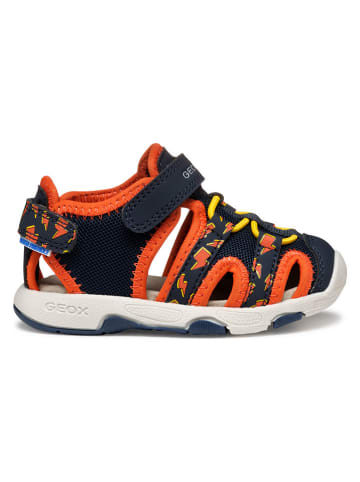 Geox Enkelsandalen "Multy" donkerblauw/oranje