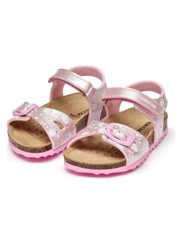 Geox Sandalen "Chalki" in Rosa
