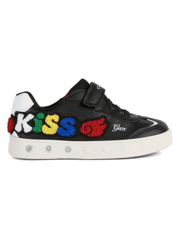 Geox Sneakersy "Skylin" w kolorze czarnym ze wzorem