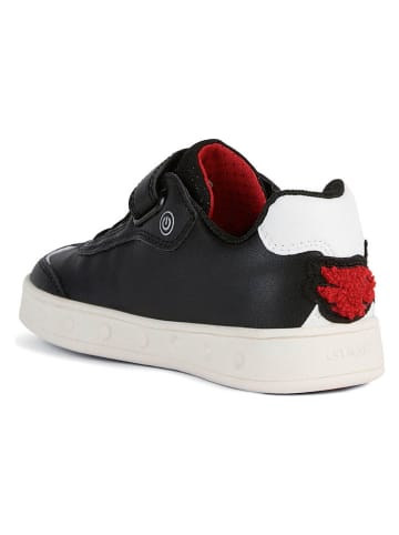 Geox Sneakersy "Skylin" w kolorze czarnym ze wzorem