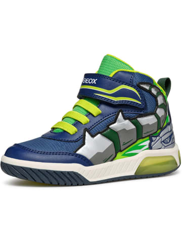 Geox Sneakersy "Inek" w kolorze niebiesko-zielonym
