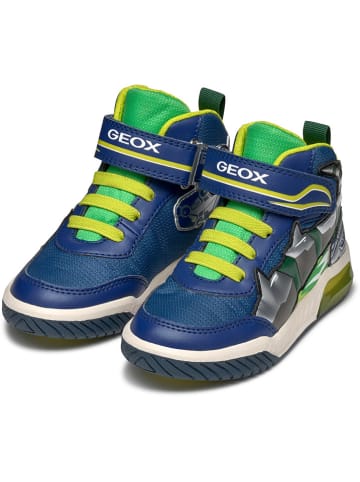 Geox Sneakers "Inek" in Blau/ Grün