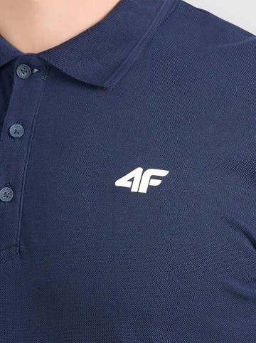 4F Poloshirt donkerblauw
