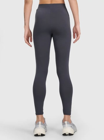 4F Legginsy w kolorze antracytowym