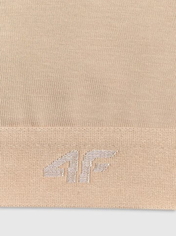 4F 2er-Set: Sport-BHs in Beige - Low