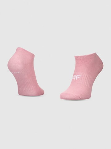 4F 3-delige set: sokken wit/lichtroze