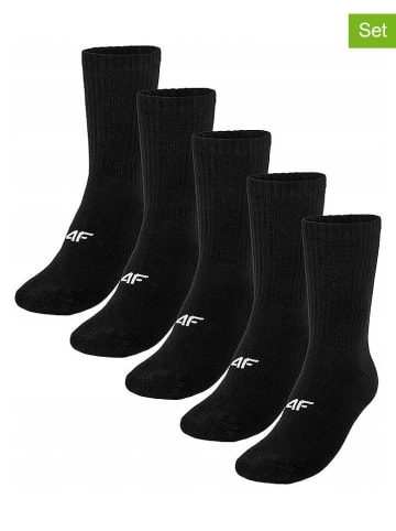 4F 5-delige set: sokken zwart