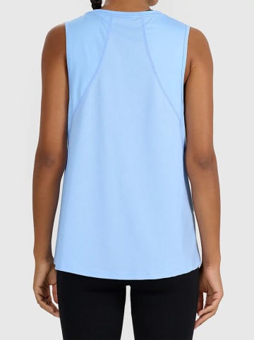 4F Top sportowy w kolorze błękitnym