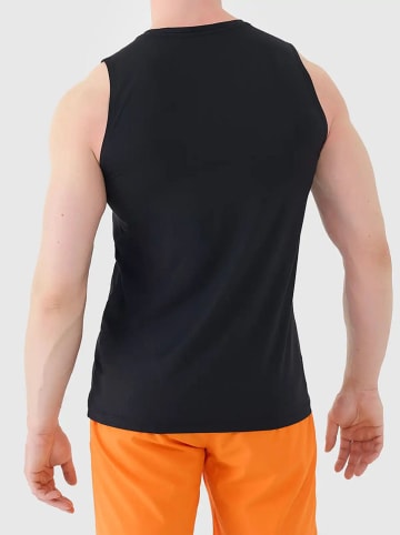 4F Top sportowy w kolorze czarnym