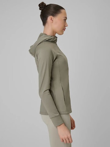 4F Sweatjacke in Khaki