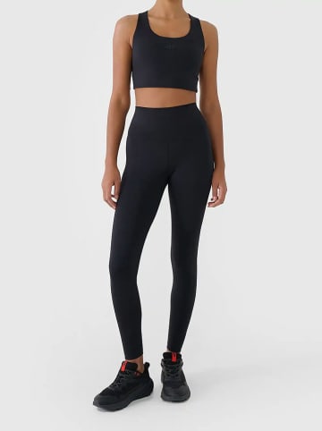 4F Legginsy sportowe w kolorze czarnym