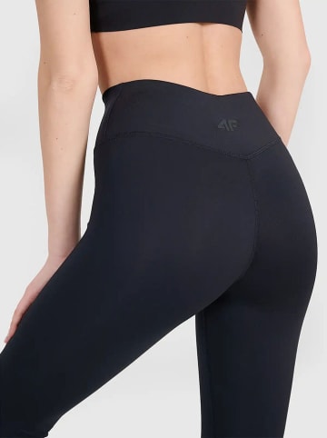 4F Legginsy sportowe w kolorze czarnym
