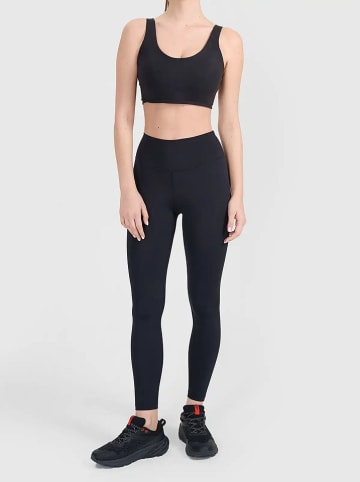 4F Legginsy sportowe w kolorze czarnym