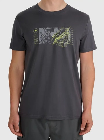 4F Koszulka w kolorze antracytowym