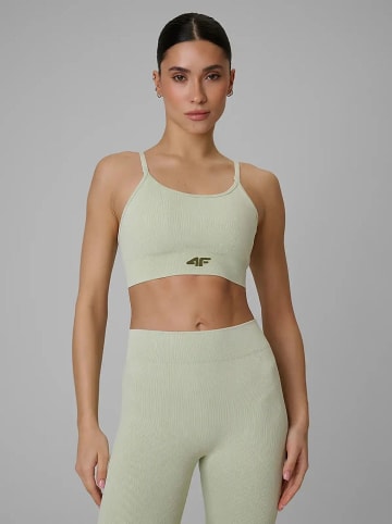 4F Biustonosz sportowy w kolorze zielonym