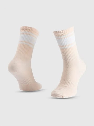 4F 3-delige set: sokken beige/lichtroze