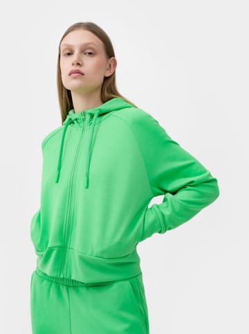 4F Bluza w kolorze zielonym