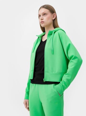 4F Bluza w kolorze zielonym