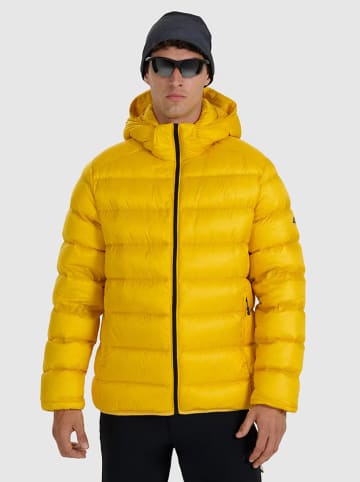 4F Trekking-donzen jas geel