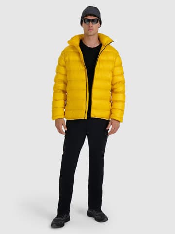 4F Trekking-donzen jas geel